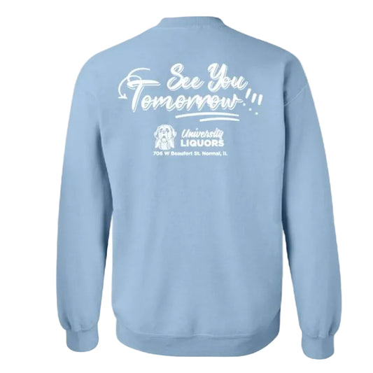 Crewneck Sweatshirt In Light Blue