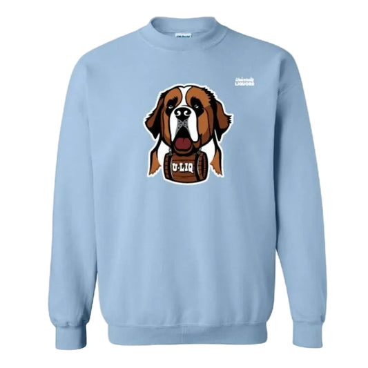 Crewneck Sweatshirt In Light Blue