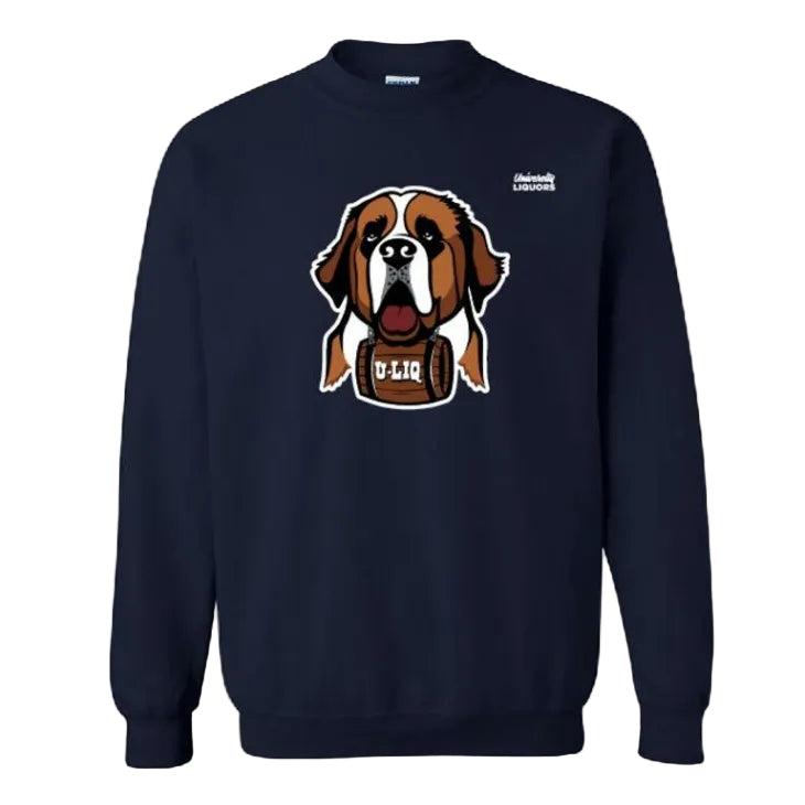 Crewneck Sweatshirt In Navy Blue