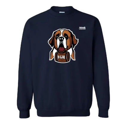 Crewneck Sweatshirt In Navy Blue