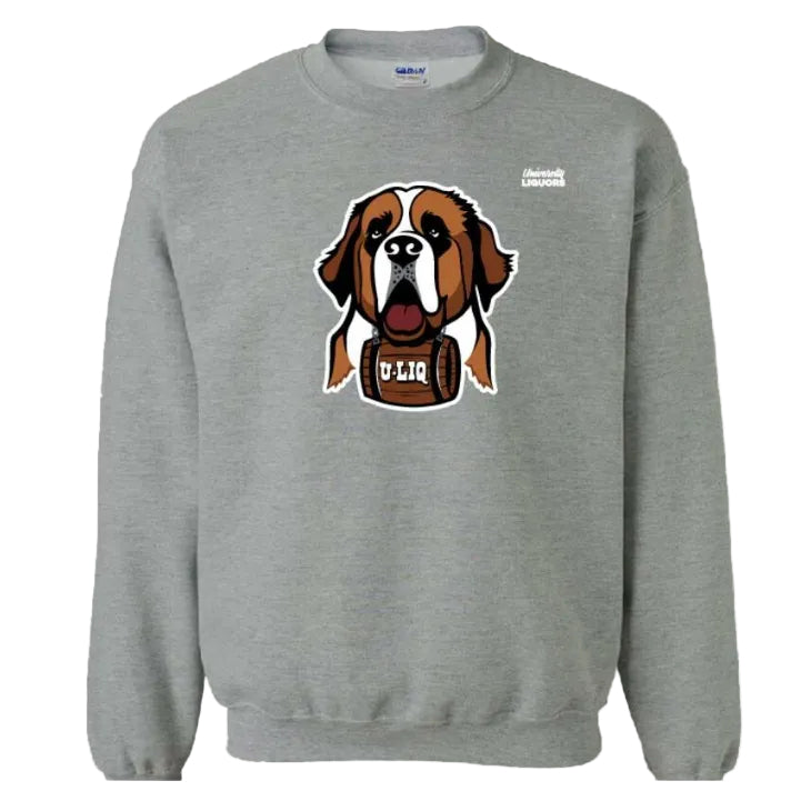 Crewneck Sweatshirt In Sports Gray