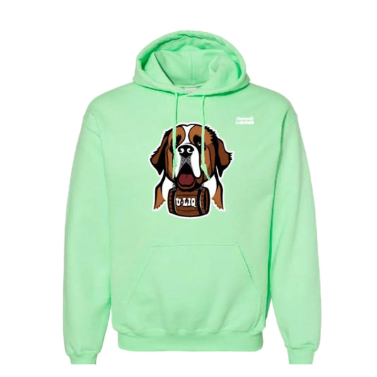 "See You Tomorrow" Hoodie In Mint Green